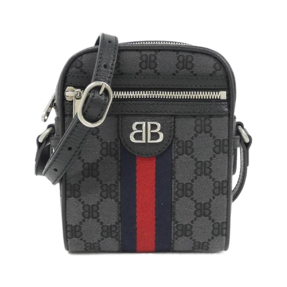 Balenciaga Hacker Crossbody Zip Bag Black